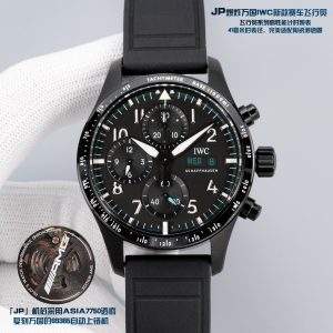 IWC Pilot's Super Clone Chronograph Watch with Ceramic Bezel 1131677404 - front view
