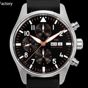 IWC Pilot's APXGP Chronograph 43mm Super Clone & AAA Replica Watch 1135485340 - side view