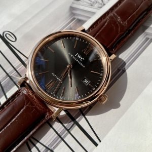 IWC Portofino 1:1 Super Clone Men's Automatic Watch 40mm Red Gold 1141735263 - side view | IWC