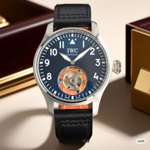 IWC Pilot's 43mm Manual Tourbillon Super Clone & Luxury Replica Watch 1128418364 - back view