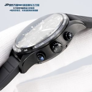 IWC Pilot's Super Clone Chronograph Watch with Ceramic Bezel 1131677404 - close-up